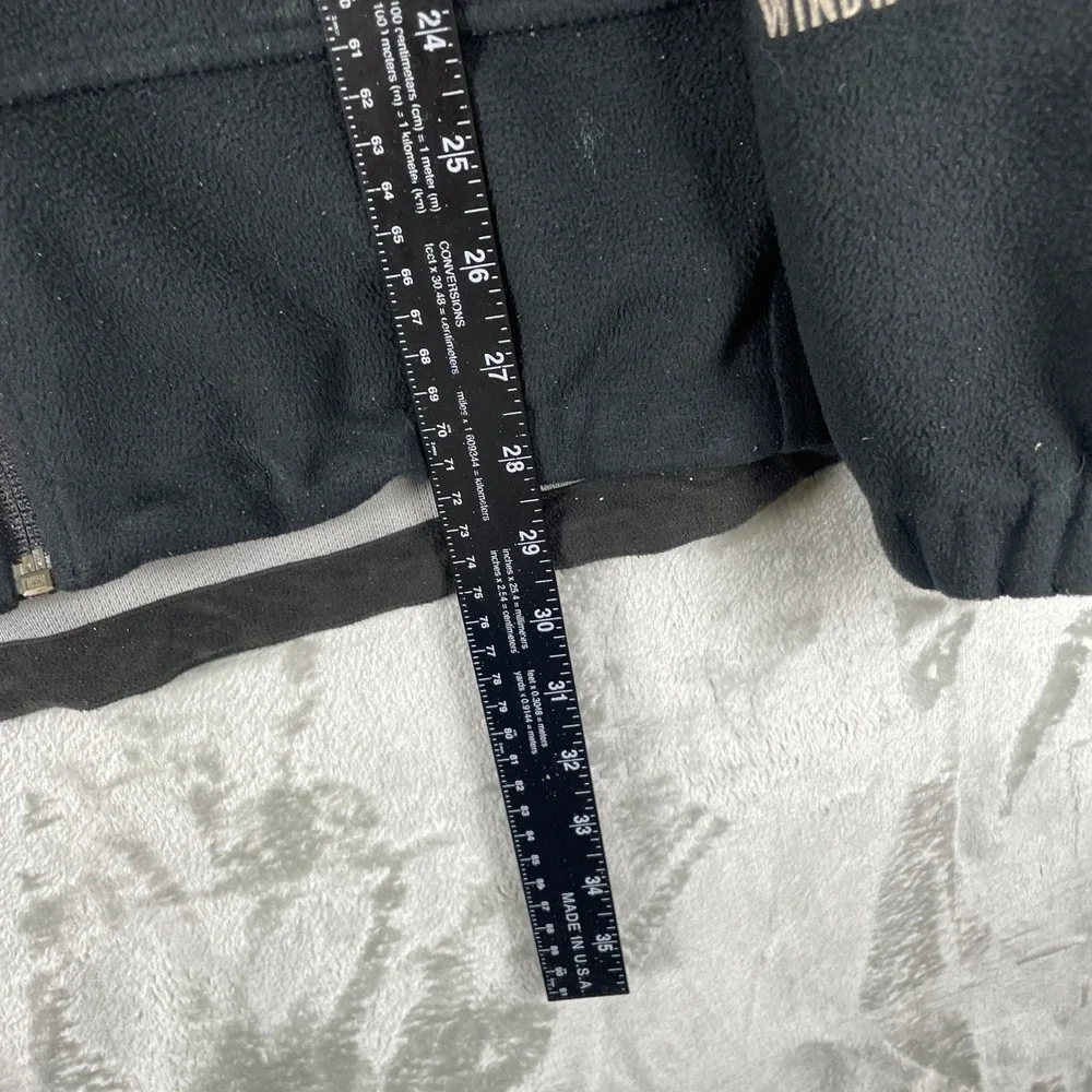 The North Face Windwall Fleece Jacket Mens XL Black Full Zip Fall 2007